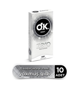 OKEY ZERO PREZERVATİF 10LU