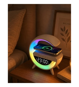 RGB Aydınlatmalı Bluetooth Hoparlör – FM Radyo, TF Kart, USB ve AUX Destekli