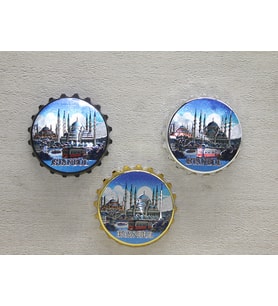 River World Seri C Magnet Teması İstanbul Gazoz Kapağı