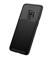 Samsung Galaxy S9 Kılıf Esnek Soft Karbon Tasarım Legion Serisi (Siyah)