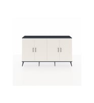 Arges Konsol 4 Raflı 4 Kapaklı 176x30x99 Antrasit-Aytaşı/Antrasit