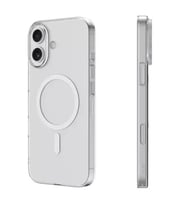 İphone 16 Uyumlu Uyumlu Kılıf Kablosuz Şarj Destekli Şeffaf Silikon Kapak