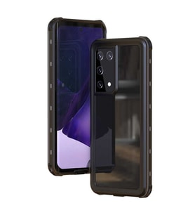 Samsung Galaxy S21 Ultra Uyumlu Kılıf 1-1 Su Geçirmez Kılıf (Siyah)