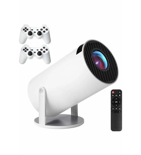 4k Wireless Çift Kollu Kumandalı Oyun Projeksiyonu Retro Video Oyunu