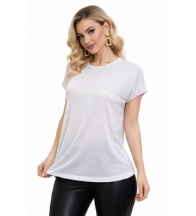 Kadın Triko Kısa Kol Bluz 12949 BGL-ST05311