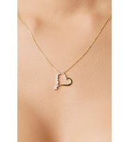 14 Ayar Altın Aşkın Işıltısı Kolye (Rose)