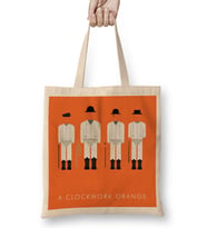 A Clockwork Orange Droog Outfit Movie Silhouette Bez Çanta Uzun Saplı