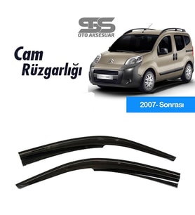 Cam Rüzgarlığı Citroen Nemo 2007 Sonrası Mügen Tip Piano Black