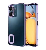 Xiaomi Poco C65 Uyumlu Kılıf Kamera Korumalı Logo Gösteren Zore Omega Kapak