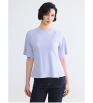 LCW Vision Lila Soft Touch Kadın Tişört