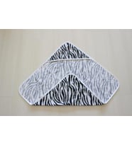 Ender Home Bebek Kundağı Baskılı Yeni Doğan Bebek Banyo Havlusu Bukle Kundak Standart-Zebra