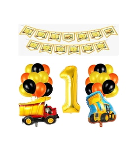 Inşaat Temalı Doğum Günü Balon Set