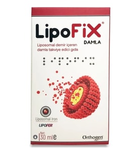 Orthogen Lipofix Damla Takviye Edici Gıda