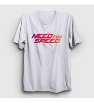 Presmono Unisex Beyaz Logo Oyun Need For Speed T-Shirt 459818tt (Beyaz)