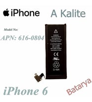 iPhone  Uyumlu 6 Batarya APN 616-0804 A Kalite Batarya - Sıfır Ambalajında