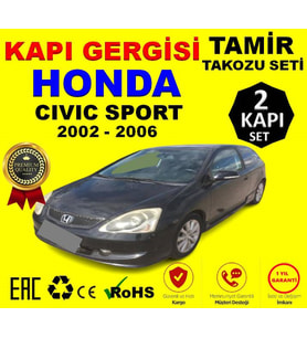 *Premium* Honda Civic Sport 2002-2006 Kapı Gergisi Tamir Plastiği (2 Kapı)