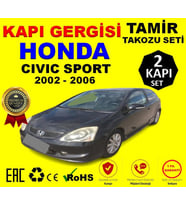 *Premium* Honda Civic Sport 2002-2006 Kapı Gergisi Tamir Plastiği (2 Kapı)