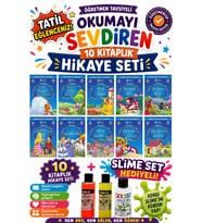 2.Sınıf Öğretmen Tavsiyeli Okumayı Sevdiren 16 Sayfa 10 Kitaplık Hikaye Seti-2 (Slime Set Hediyeli)