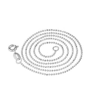 Chavin Bayan Platin Kaplama Gri Kolye Zinciri dr53
