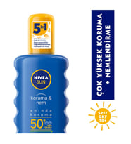 Nivea Sun Güneş Koruyucu ve Nem F50 faktör süt Spreyli  200 ml