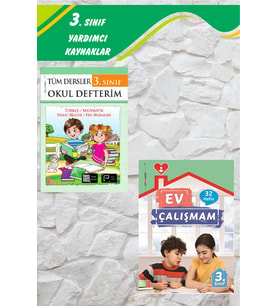 3.Sınıf Tüm Dersler Okul Defterim+Ev Çalışmam