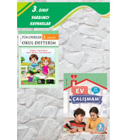 3.Sınıf Tüm Dersler Okul Defterim+Ev Çalışmam