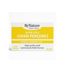 Bynature Altınotlu Civan Perçemli Bitkisel Karışımlı Çay 30 Poşet