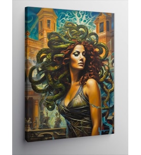 Kanvas Tablo Medusa