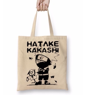 Hatake Kakashi Naruto Anime Bez Çanta Uzun Saplı