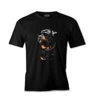 Rottweiler - Cool Siyah Erkek Tshirt