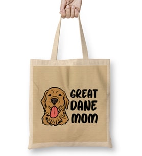Funny Dog Lover Gift For Women Men Bez Çanta Uzun Saplı