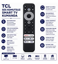 TCL Ses Komutsuz Smart TV Kumandası