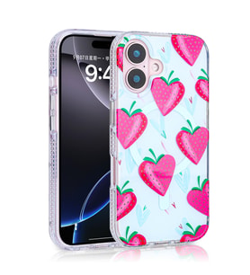 Apple iPhone 16 Plus Uyumlu Kılıf M-safe Şarj Özellikli Zore Stilo Kapak (Pembe-Mavi)