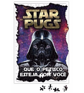 Star Pugs Köpek Puzzle 240 Parça Yapboz