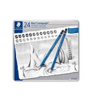 Staedtler Lumograph Kurşun Kalem Metal Kutuda 24 Lü