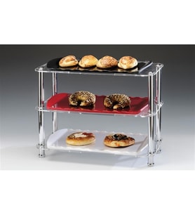 3 KATLI AKRİLİK,  MELAMİN TEŞHİR STAND  (K-2055)