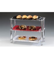 3 KATLI AKRİLİK,  MELAMİN TEŞHİR STAND  (K-2055)