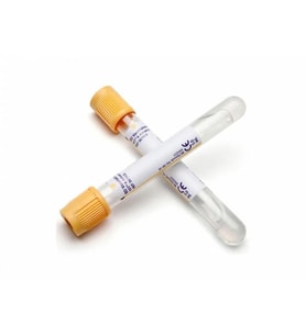 Vacusera Sarı Kapaklı Vakumlu Jelli Kan Alma Tüpü 8 Ml-16x100 mm (A.Sarı)