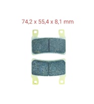 Honda Ön Fren Disk Balatası Fa265 Fa296 Cbr 600 Rr(2003-2004)-Cb 1100-1300-Cbr 600 F Kawasaki Zx-6R