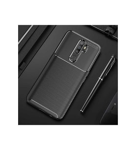 Oppo A9 2020 Uyumlu Kılıf Zore Negro Silikon Kapak (Siyah)