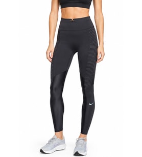 Nike Dri Fit Run Division Epic Luxe Reflective Womens Tight 7/8 Reflektörlü Toparlayıcı Kadın Koşu Taytı Siyah