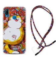 Huawei P20 Lite Mate 10 20 Lite Pro P40 Lite KılıfBoyun Asklı Rasta Silikon Tombul Kedi 1739