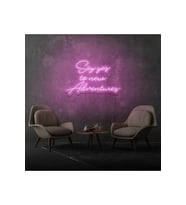 Say Yes To New Adventures Yazılı Neon Tabela
