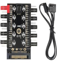 Lexroo 4988 10 Port Fan Power Sata Güç Switch Pwm Çoklayıcı