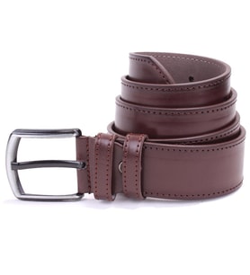 Dagoster DMK26-459 Kahve 4.5 cm Suni Deri Erkek Kemer