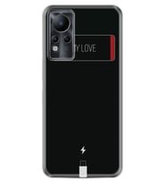 INFINIX Note 11 Pro Note 10 Hot 9 Play Kılıf Desemli Silikon My Love 1402