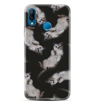 Huawei P20 Lite Mate 10 20 Lite Pro P40 Lite KılıfDesemli Silikon Sevimli Kedicikler 1785
