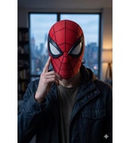 ART3 Klasik Spider-Man Örümcek Adam Profesyonel Cosplay Maskesi Kırmızı Mıknatıslı Giyilebilir Kask