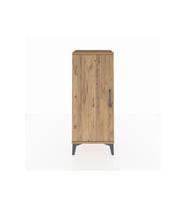 Arges Komodin 2 Raflı Tek Kapaklı 44x30x106 Çam-Çam
