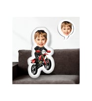 Kişiye Özel Fotoğraflı Motorcu Yastık 115580 30 cm
